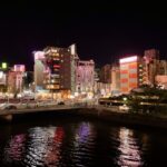 夜の街である中洲